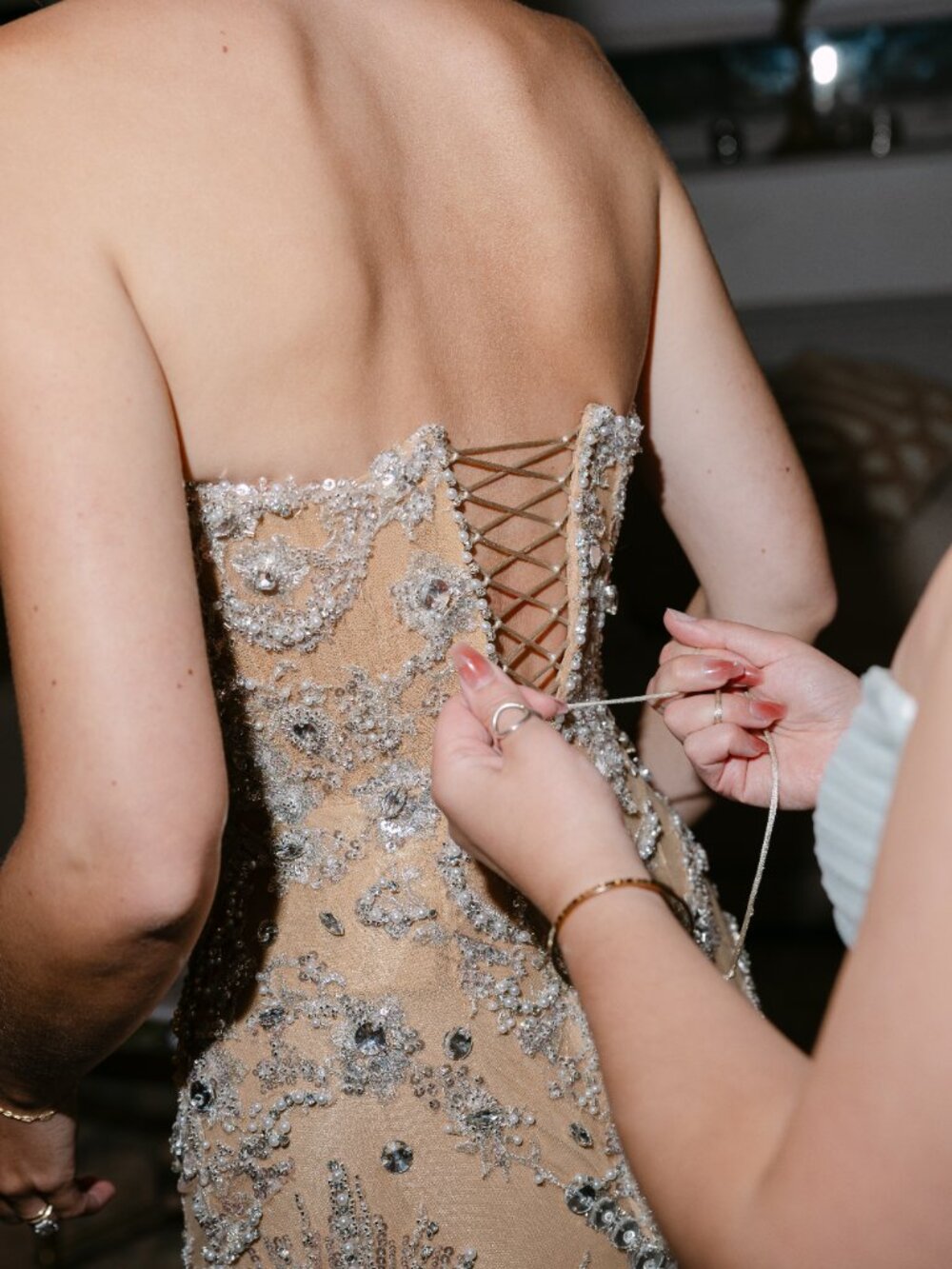 Albina Dyla Couture Dress - Picture 2 of 5